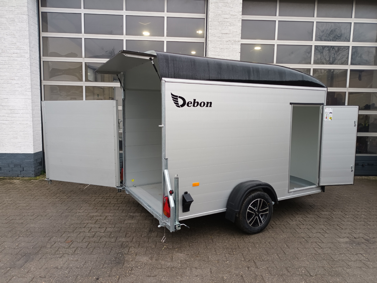 Cargo Roadster 400 312x164x184cm Alu Poly black Seitentür Alufelgen Aluboden 1300kg Pullman 100km/H - Ρυμούλκα κόφα: φωτογραφία 2 Cargo Roadster 400 312x164x184cm Alu Poly black Seitentür Alufelgen Aluboden 1300kg Pullman 100km/H - Ρυμούλκα κόφα: φωτογραφία 2