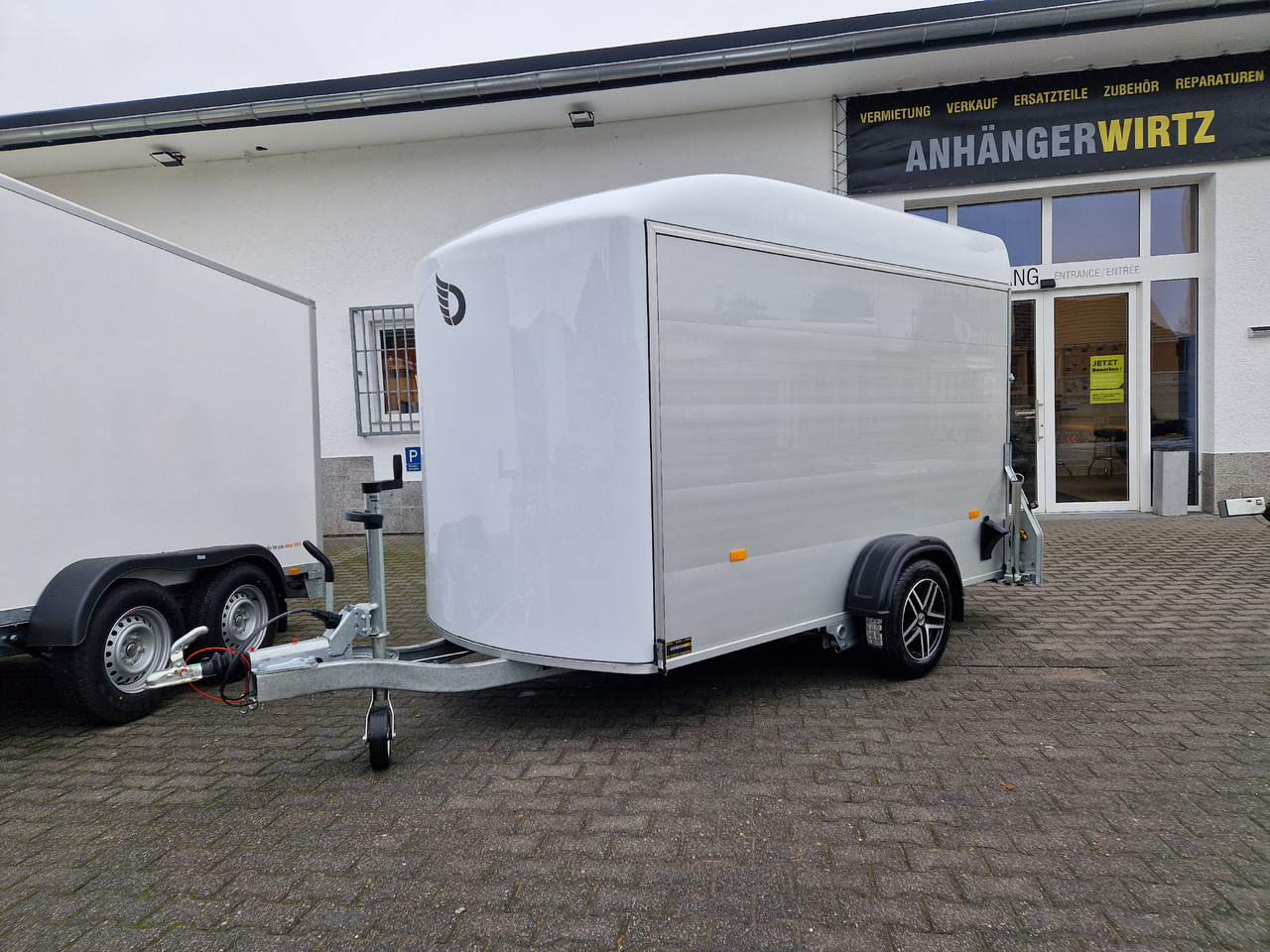Cargo Roadster 400 312x164x184cm Alu Poly weiss Seitentür Alufelgen Aluboden 1300kg Pullman 100km/H - Ρυμούλκα κόφα: φωτογραφία 5 Cargo Roadster 400 312x164x184cm Alu Poly weiss Seitentür Alufelgen Aluboden 1300kg Pullman 100km/H - Ρυμούλκα κόφα: φωτογραφία 5