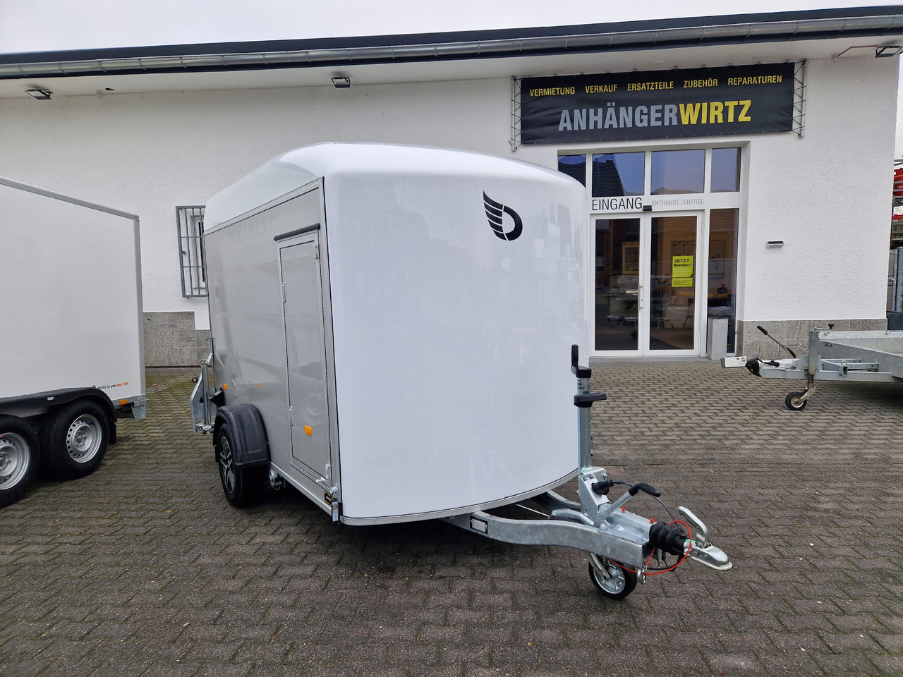 Cargo Roadster 400 312x164x184cm Alu Poly weiss Seitentür Alufelgen Aluboden 1300kg Pullman 100km/H - Ρυμούλκα κόφα: φωτογραφία 4 Cargo Roadster 400 312x164x184cm Alu Poly weiss Seitentür Alufelgen Aluboden 1300kg Pullman 100km/H - Ρυμούλκα κόφα: φωτογραφία 4