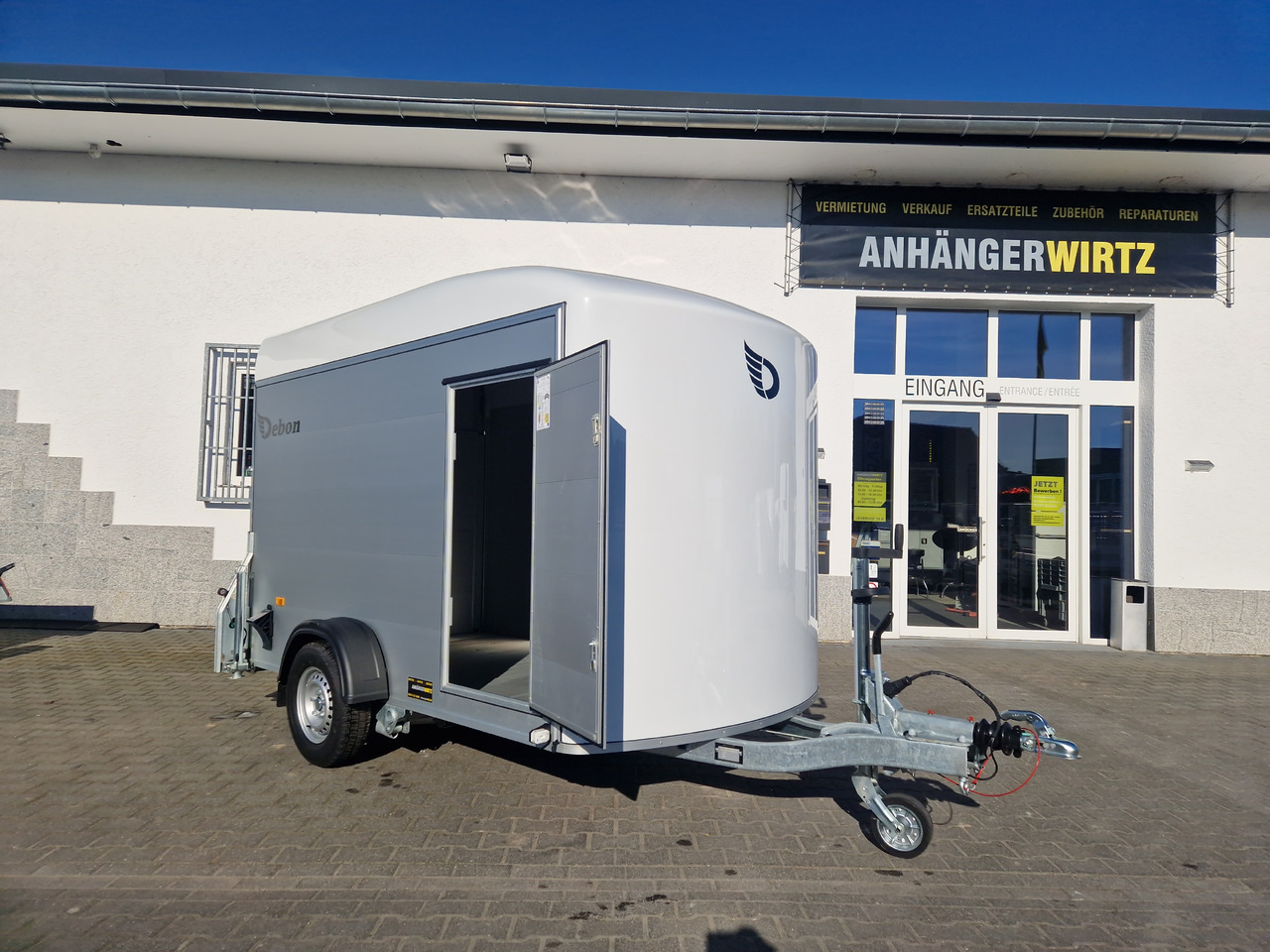 Cargo Roadster 400 312x164x184cm Alu Poly weiß Seitentür Pullman 100km/H 1300kg - Ρυμούλκα κόφα: φωτογραφία 3 Cargo Roadster 400 312x164x184cm Alu Poly weiß Seitentür Pullman 100km/H 1300kg - Ρυμούλκα κόφα: φωτογραφία 3