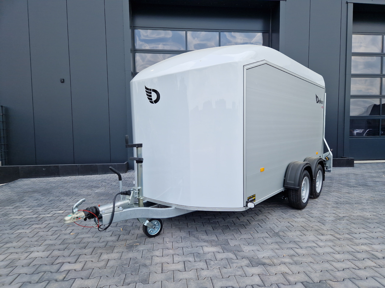 Ρυμούλκες αυτοκίνητο Cargo Roadster 700 plus 375x180x200cm Alu Poly weiß Seitentür Pullman 100km/H 2600kg Modell 2025: φωτογραφία 11