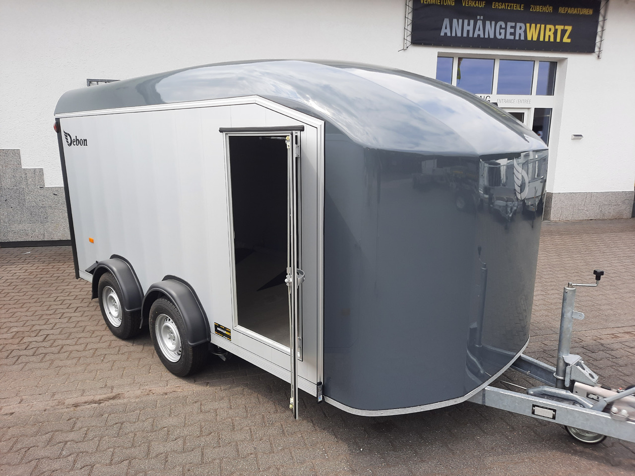Cargo Roadster 800 435x200x206cm Alu Poly irongrey Seitentür Heckrampe Pullman 100km/H 3500kg - Ρυμούλκες αυτοκίνητο: φωτογραφία 3 Cargo Roadster 800 435x200x206cm Alu Poly irongrey Seitentür Heckrampe Pullman 100km/H 3500kg - Ρυμούλκες αυτοκίνητο: φωτογραφία 3