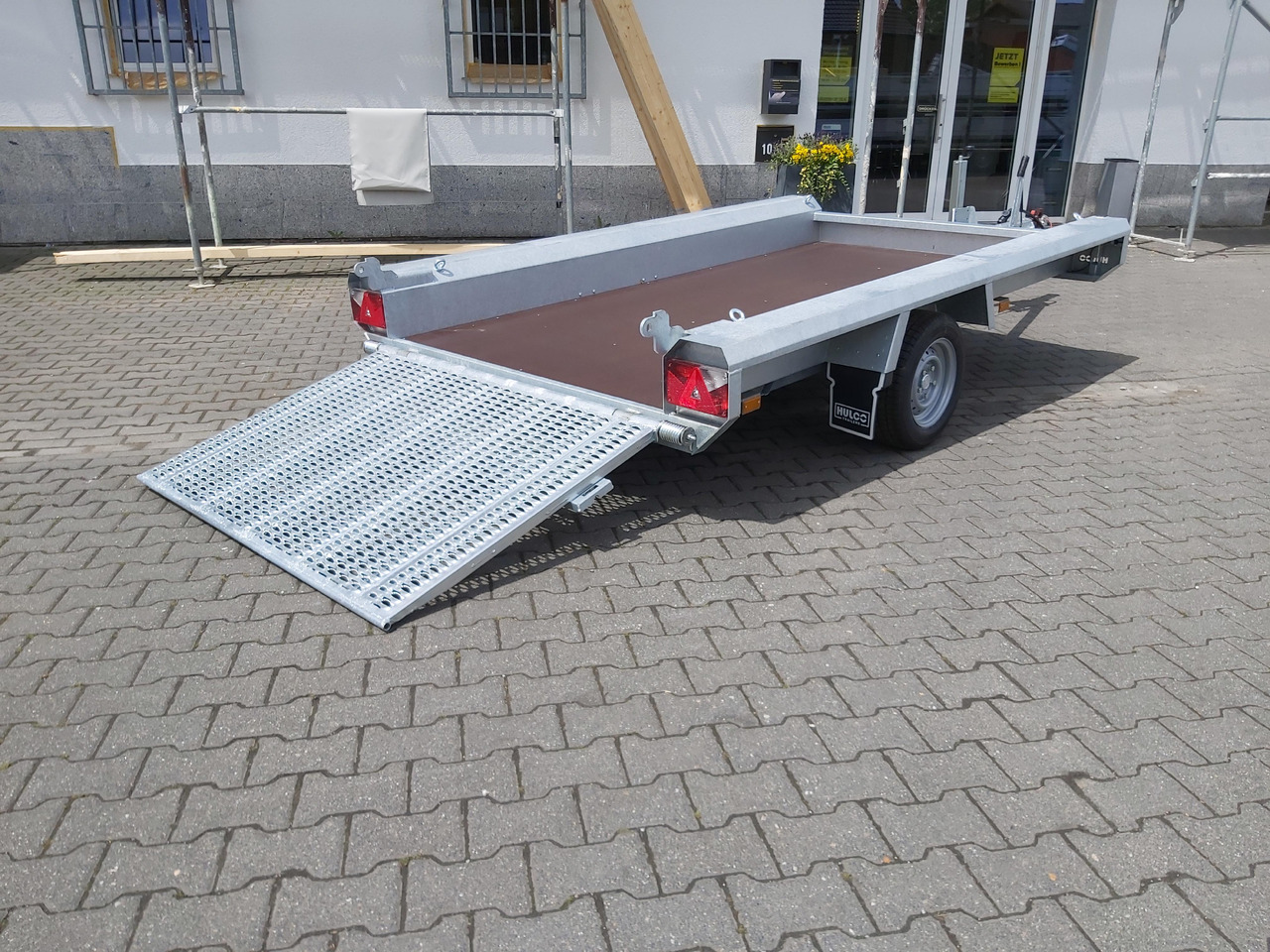HULCO TERRAX Basic 294x150x27cm Heckrampe 100cm (M) 12" 1800kg - Τρέιλερ μεταφοράς μηχανημάτων: φωτογραφία 3 HULCO TERRAX Basic 294x150x27cm Heckrampe 100cm (M) 12" 1800kg - Τρέιλερ μεταφοράς μηχανημάτων: φωτογραφία 3