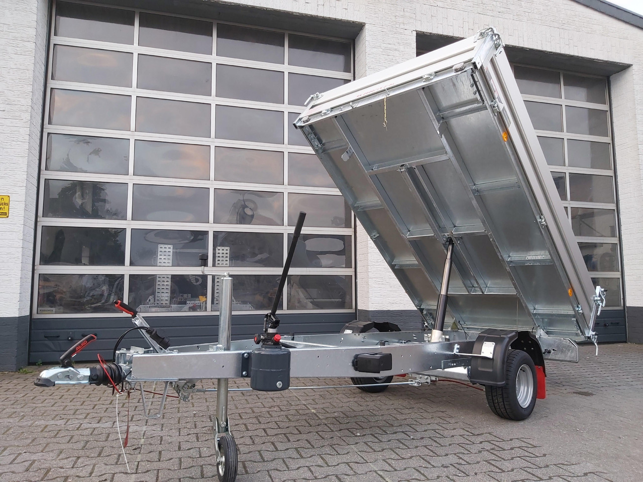 Pongratz Kipper RK 2600/15 G-AL 260x151x36cm Stahlboden Pendelklappe 10" 1500kg Aktion - Ρυμούλκα ανατρεπόμενο: φωτογραφία 2 Pongratz Kipper RK 2600/15 G-AL 260x151x36cm Stahlboden Pendelklappe 10" 1500kg Aktion - Ρυμούλκα ανατρεπόμενο: φωτογραφία 2