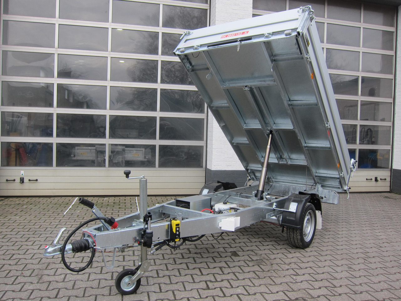 Pongratz Kipper RK 2600/15 G-AL Elektrisch + Notpumpe 260x151x36cm Stahlboden Pendel 13" 1800kg - Ρυμούλκα ανατρεπόμενο: φωτογραφία 1 Pongratz Kipper RK 2600/15 G-AL Elektrisch + Notpumpe 260x151x36cm Stahlboden Pendel 13" 1800kg - Ρυμούλκα ανατρεπόμενο: φωτογραφία 1