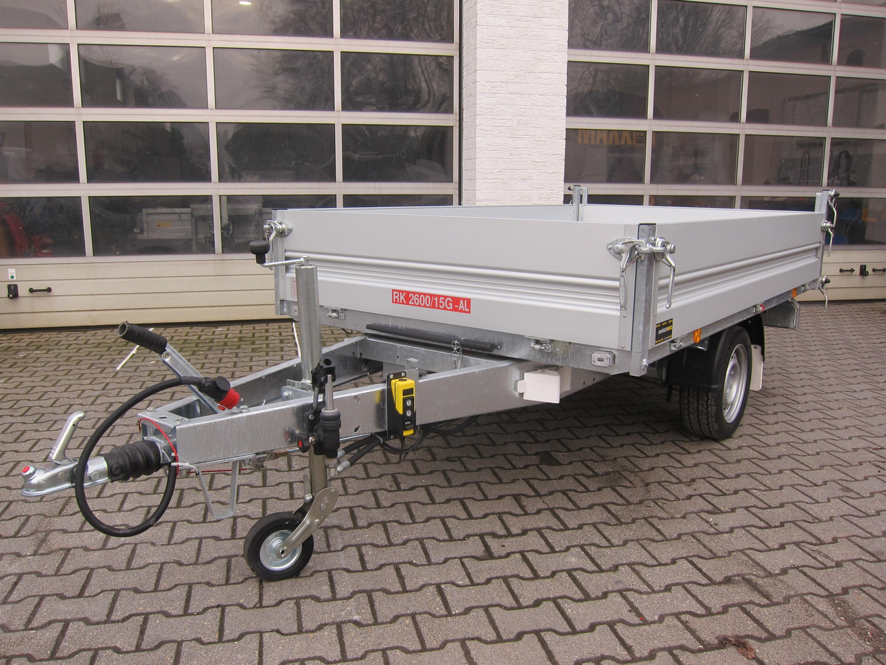 Pongratz Kipper RK 2600/15 G-AL Elektrisch + Notpumpe 260x151x36cm Stahlboden Pendel 13" 1800kg - Ρυμούλκα ανατρεπόμενο: φωτογραφία 2 Pongratz Kipper RK 2600/15 G-AL Elektrisch + Notpumpe 260x151x36cm Stahlboden Pendel 13" 1800kg - Ρυμούλκα ανατρεπόμενο: φωτογραφία 2