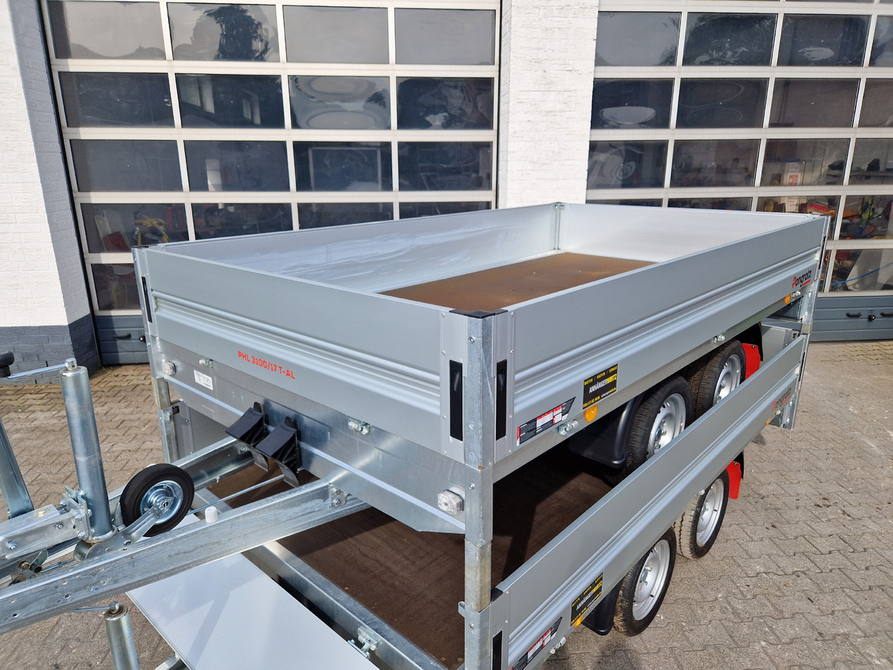 Pongratz Pritschenhochlader PHL 3100/17 T-AL-S 310x170x36cm 13" (M) 2000kg - Τρέιλερ πλατφόρμα/ Καρότσα: φωτογραφία 1 Pongratz Pritschenhochlader PHL 3100/17 T-AL-S 310x170x36cm 13" (M) 2000kg - Τρέιλερ πλατφόρμα/ Καρότσα: φωτογραφία 1