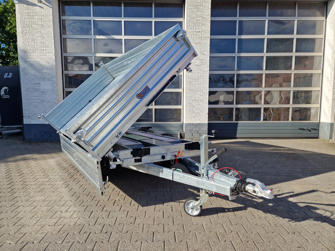 Saris Kipper 3 SKS 310 176 40cm Stahlwände HD elektro Notpumpe Alurampen Stützen 3000kg 100km/H - Ρυμούλκα ανατρεπόμενο: φωτογραφία 2 Saris Kipper 3 SKS 310 176 40cm Stahlwände HD elektro Notpumpe Alurampen Stützen 3000kg 100km/H - Ρυμούλκα ανατρεπόμενο: φωτογραφία 2