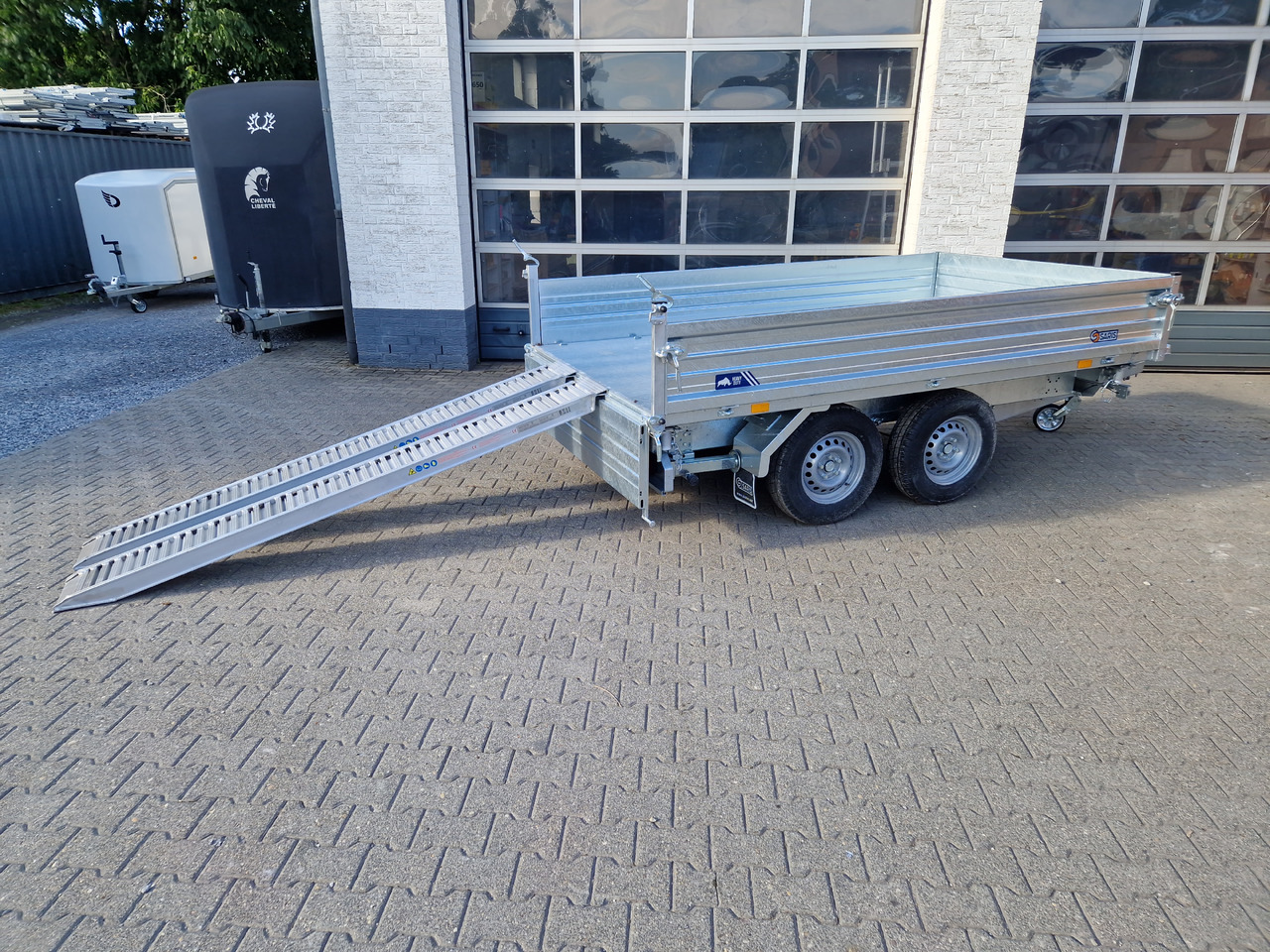 Saris Kipper 3 SKS 310 176 40cm Stahlwände HD elektro Notpumpe Alurampen Stützen 3000kg 100km/H - Ρυμούλκα ανατρεπόμενο: φωτογραφία 3 Saris Kipper 3 SKS 310 176 40cm Stahlwände HD elektro Notpumpe Alurampen Stützen 3000kg 100km/H - Ρυμούλκα ανατρεπόμενο: φωτογραφία 3