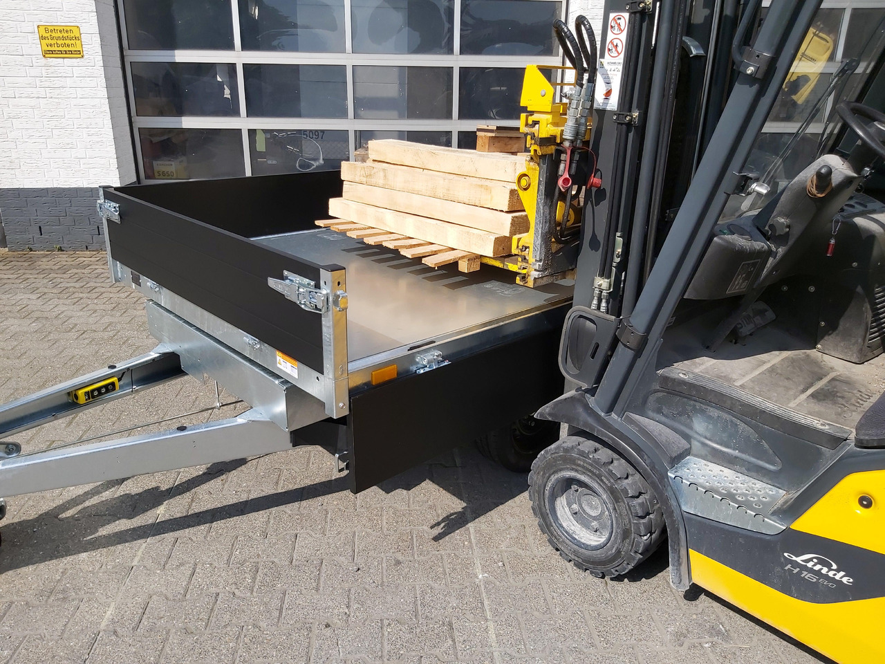 Ρυμούλκα ανατρεπόμενο Saris Kipper K3 276 170 2700 2 E 276x170x30cm black Edition Elektro 13" (S) 2700kg Januar Aktion: φωτογραφία 8