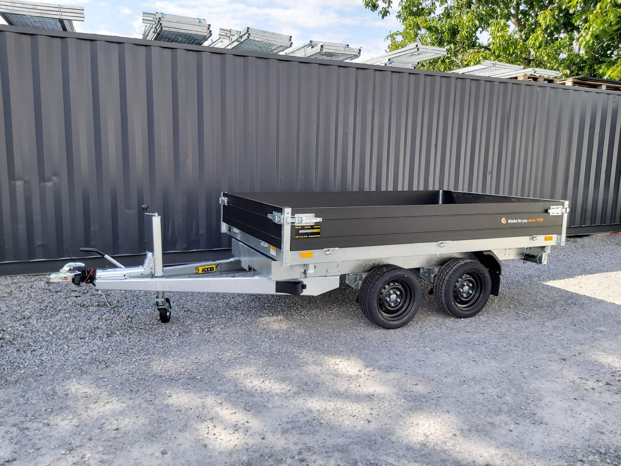 Ρυμούλκα ανατρεπόμενο Saris Kipper K3 276 170 2700 2 E 276x170x30cm black Edition Elektro 13" (S) 2700kg Januar Aktion: φωτογραφία 12