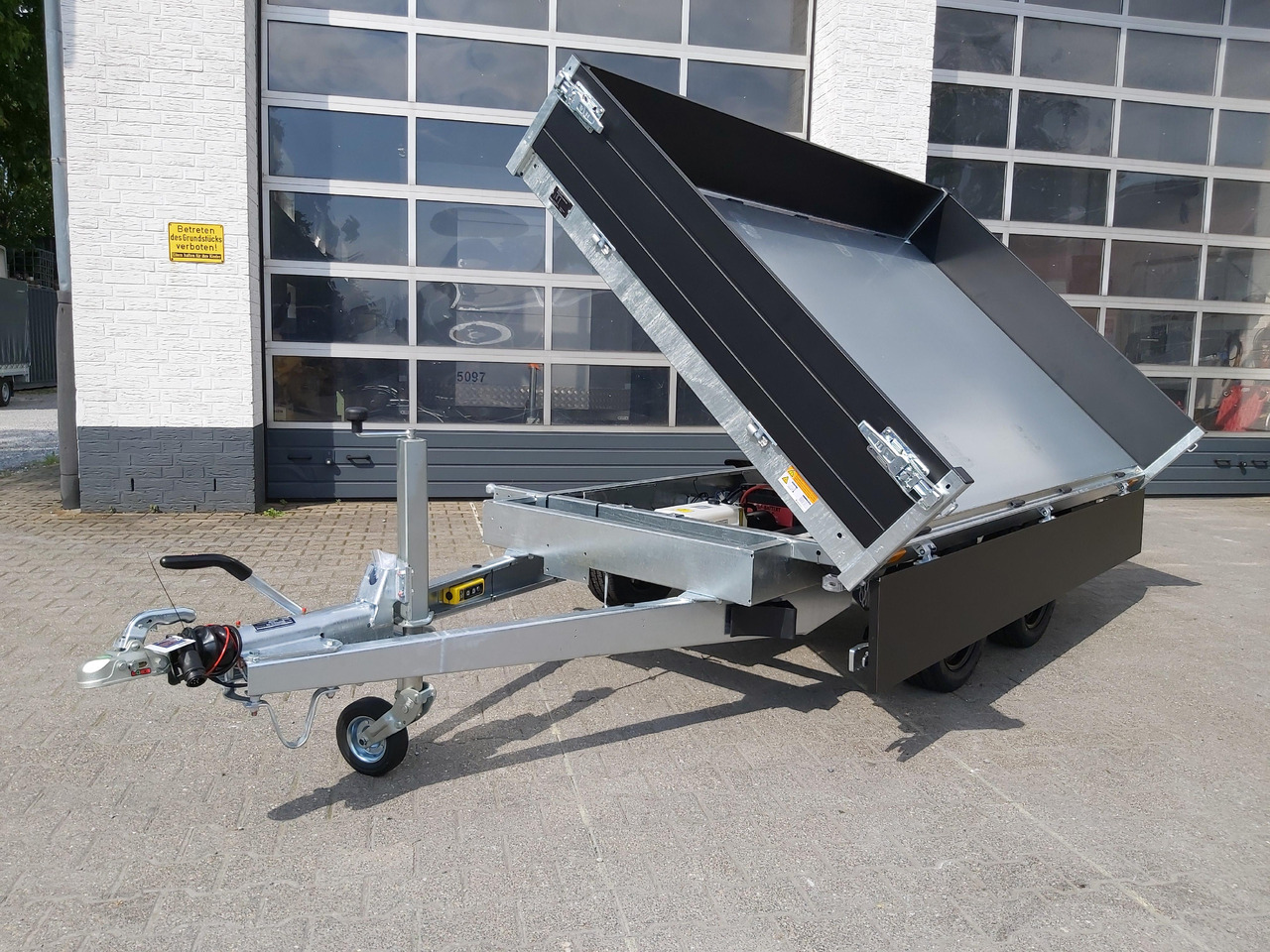 Ρυμούλκα ανατρεπόμενο Saris Kipper K3 276 170 2700 2 E 276x170x30cm black Edition Elektro 13" (S) 2700kg Januar Aktion: φωτογραφία 7
