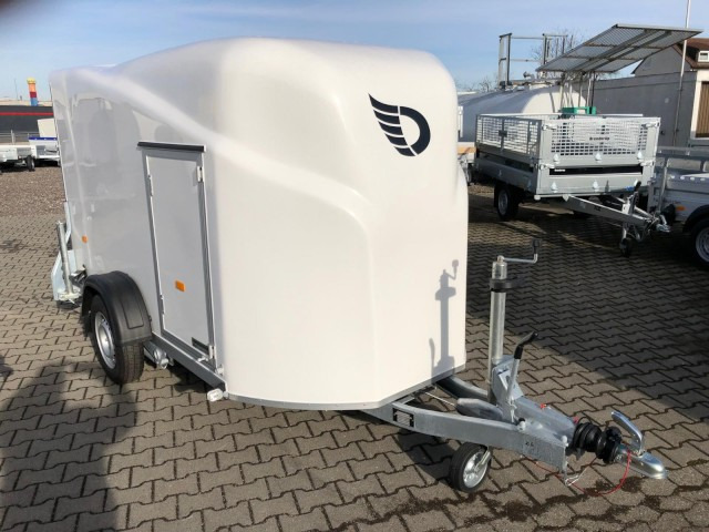 Cheval Liberte Debon Cargo 2 Poly + Türe weiß 1300 kg, 100 km/h, 300x155x168cm - Ρυμούλκα κόφα: φωτογραφία 1 Cheval Liberte Debon Cargo 2 Poly + Türe weiß 1300 kg, 100 km/h, 300x155x168cm - Ρυμούλκα κόφα: φωτογραφία 1