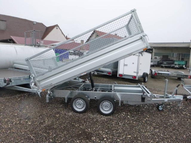 Humbaur 3-Seitenkipper HTK 3000.31 Alu, mit Laubgitteraufsatz, 3140 x 1750 x 350 mm, 3,0 to. - Ρυμούλκα ανατρεπόμενο: φωτογραφία 2 Humbaur 3-Seitenkipper HTK 3000.31 Alu, mit Laubgitteraufsatz, 3140 x 1750 x 350 mm, 3,0 to. - Ρυμούλκα ανατρεπόμενο: φωτογραφία 2