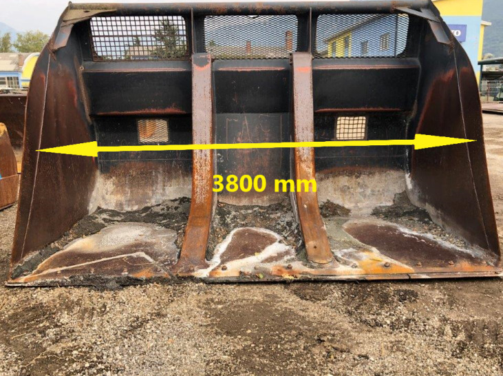 3800 mm Volvo - Κουβάς για φορτωτή για Κατασκευή μηχανήματα: φωτογραφία 1 3800 mm Volvo - Κουβάς για φορτωτή για Κατασκευή μηχανήματα: φωτογραφία 1