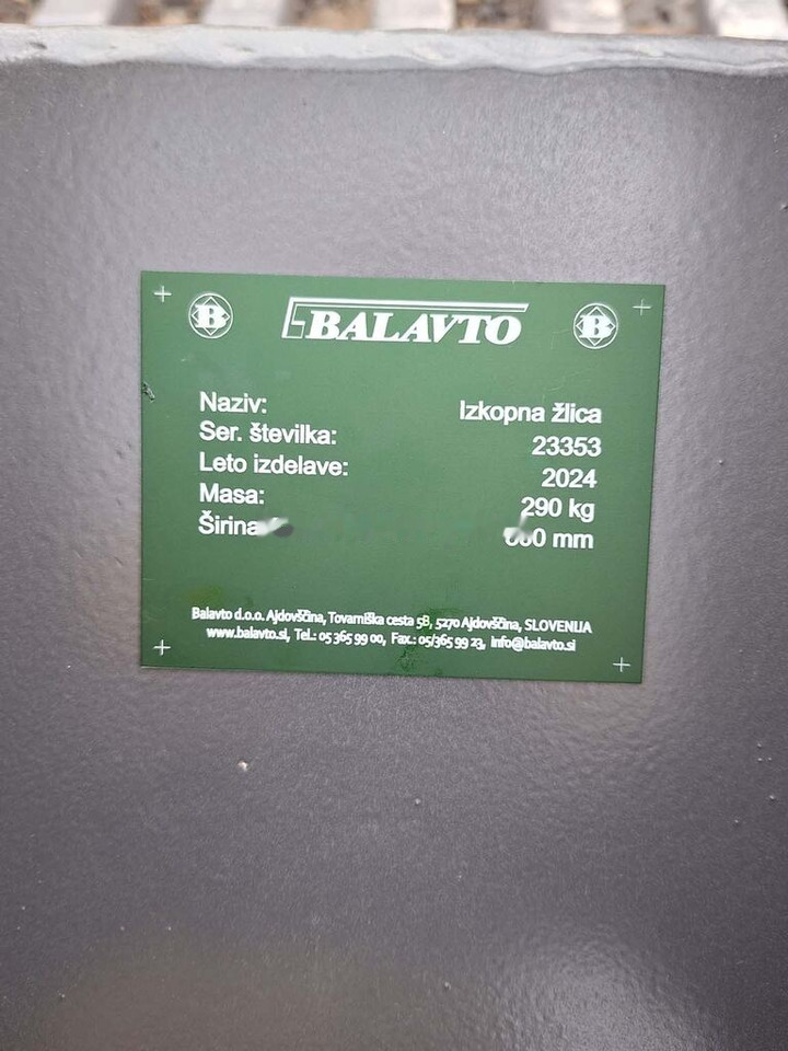 Balavto Digging bucket 800 mm - Κουβάς για εκσκαφέα: φωτογραφία 5 Balavto Digging bucket 800 mm - Κουβάς για εκσκαφέα: φωτογραφία 5