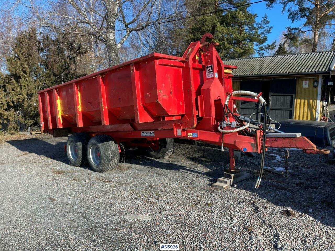Bigab 7-10 hook truck trailer with flat - Ρυμούλκα γάντζος/ Αλυσιδάκι: φωτογραφία 3 Bigab 7-10 hook truck trailer with flat - Ρυμούλκα γάντζος/ Αλυσιδάκι: φωτογραφία 3