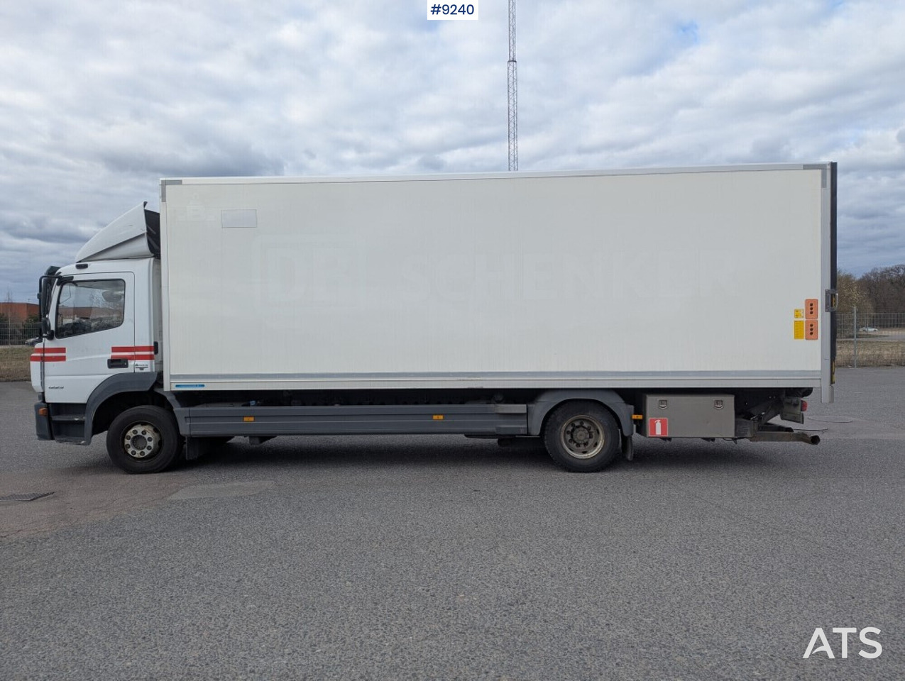 Φορτηγό κόφα Box Truck Mercedes-Benz Atego with tail lift (SEE VIDEO): φωτογραφία 8