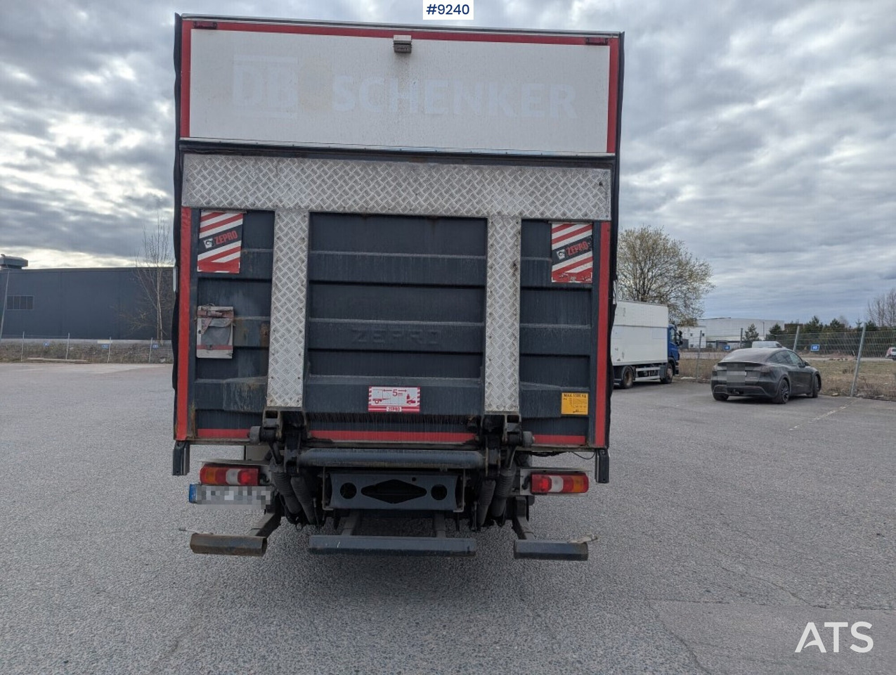 Φορτηγό κόφα Box Truck Mercedes-Benz Atego with tail lift (SEE VIDEO): φωτογραφία 9