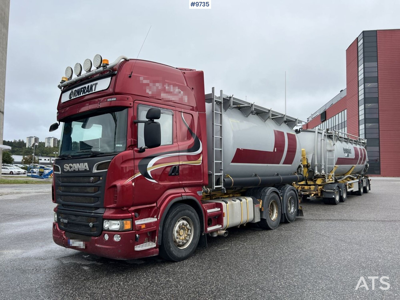 Bulk transport vehicle, Scania R730 with SITE AL-41-TPIK-4AK trailer - Φορτηγό βυτιοφόρο: φωτογραφία 2 Bulk transport vehicle, Scania R730 with SITE AL-41-TPIK-4AK trailer - Φορτηγό βυτιοφόρο: φωτογραφία 2