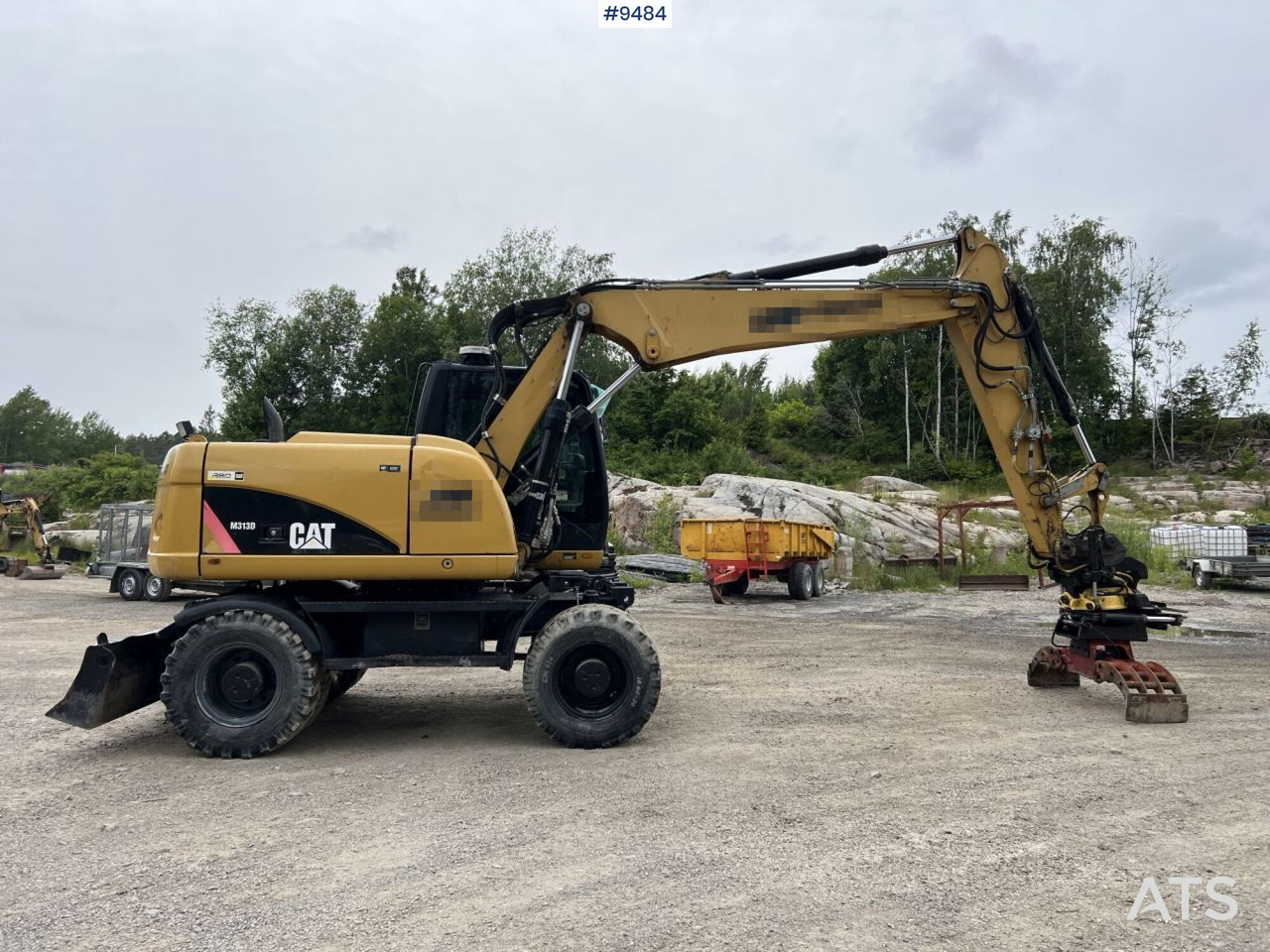 CAT M313D with tipping wagon and attachments (VIDEO) - Τροχοφόρος εκσκαφέας: φωτογραφία 3 CAT M313D with tipping wagon and attachments (VIDEO) - Τροχοφόρος εκσκαφέας: φωτογραφία 3