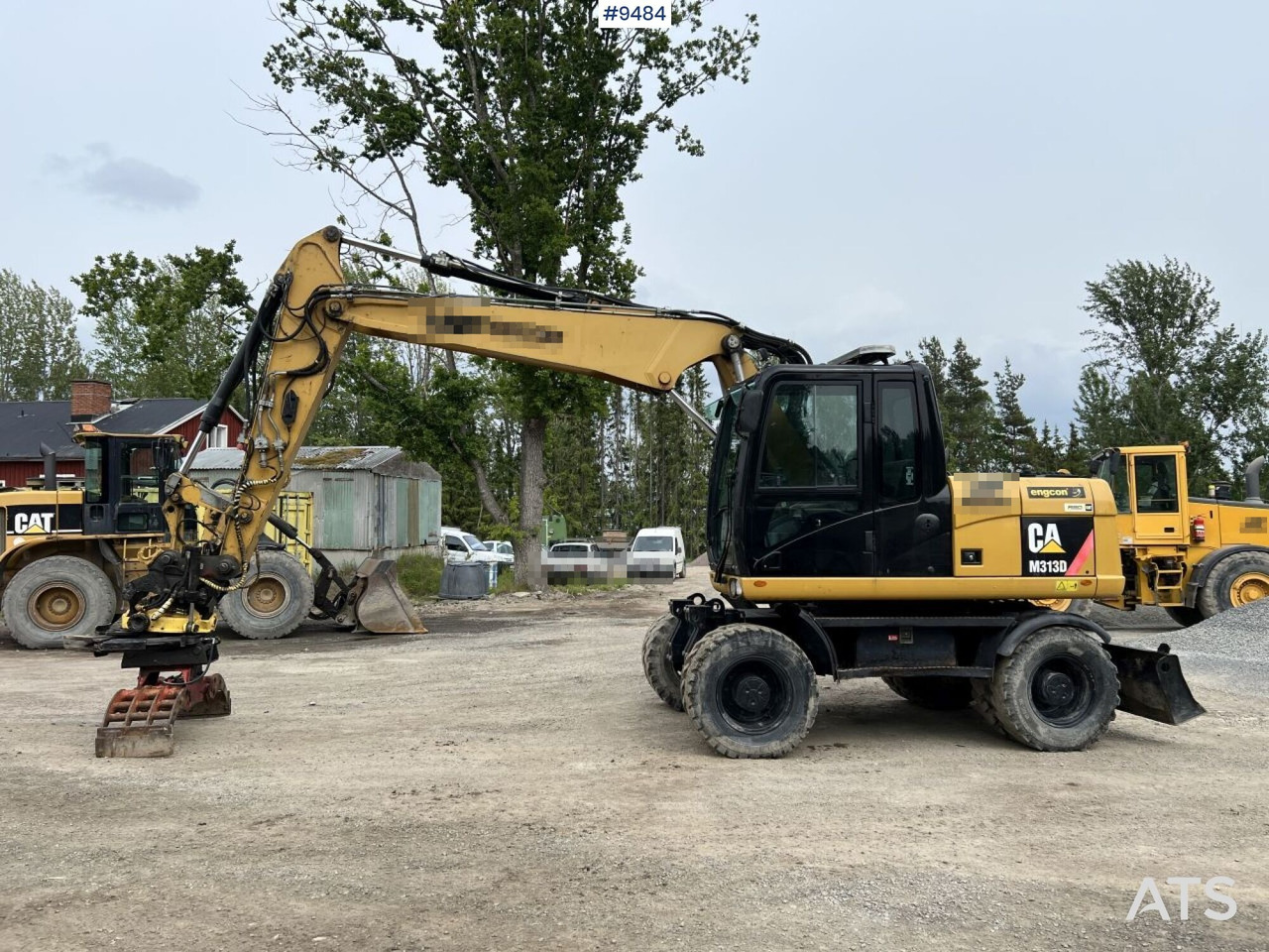 CAT M313D with tipping wagon and attachments (VIDEO) - Τροχοφόρος εκσκαφέας: φωτογραφία 2 CAT M313D with tipping wagon and attachments (VIDEO) - Τροχοφόρος εκσκαφέας: φωτογραφία 2