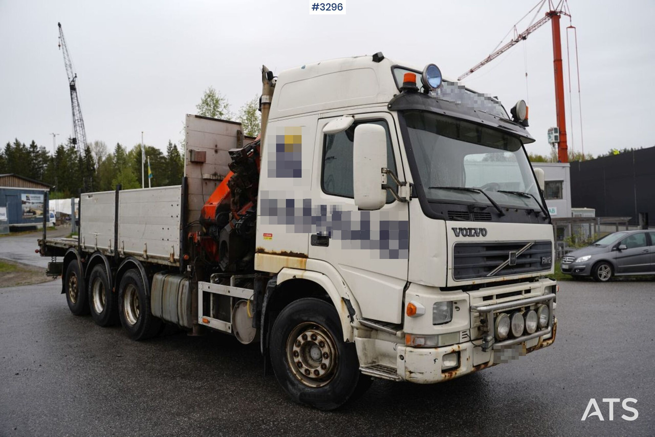 Crane Truck Volvo FM12-39 8X4*4 (SEE VIDEO) - Φορτηγό με γερανό, Φορτηγό με ανοιχτή καρότσα: φωτογραφία 2 Crane Truck Volvo FM12-39 8X4*4 (SEE VIDEO) - Φορτηγό με γερανό, Φορτηγό με ανοιχτή καρότσα: φωτογραφία 2