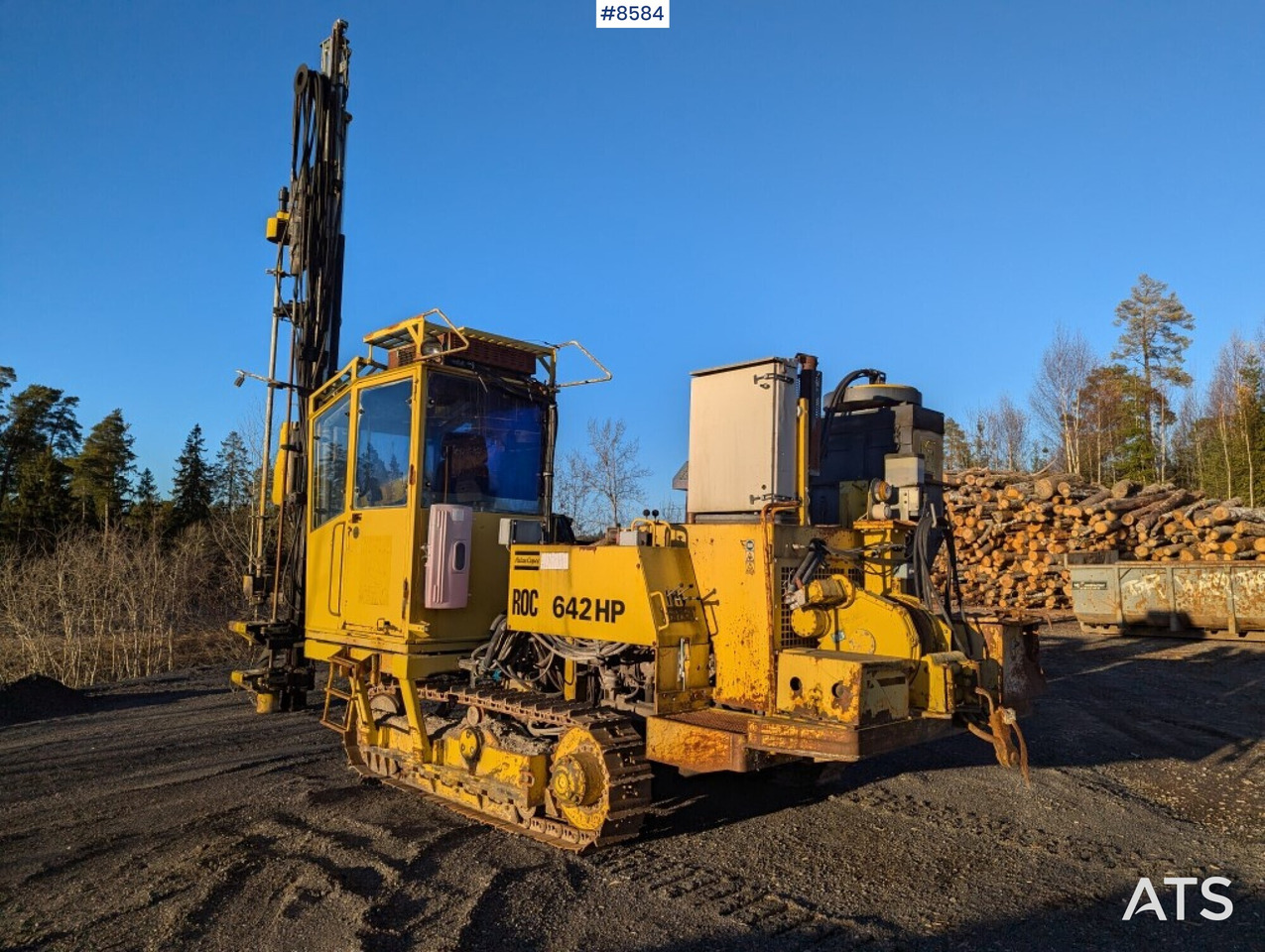 Drill rigg Atlas Copco ROC 642 HP with cab (SEE VIDEO) - Μηχάνημα διάτρησης: φωτογραφία 1 Drill rigg Atlas Copco ROC 642 HP with cab (SEE VIDEO) - Μηχάνημα διάτρησης: φωτογραφία 1