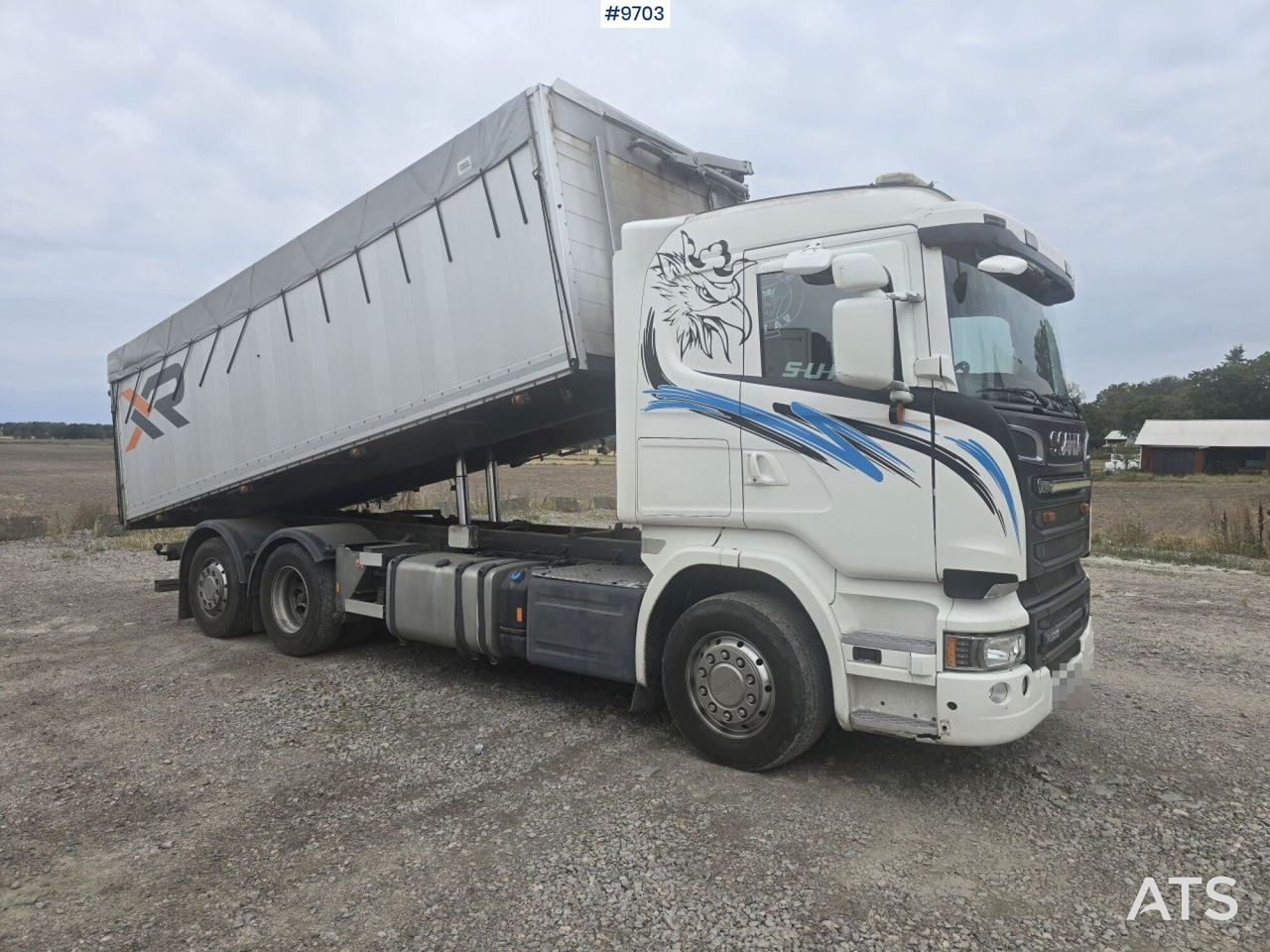 Grain truck Scania R580 (SEE VIDEO) - Φορτηγό ανατρεπόμενο: φωτογραφία 2 Grain truck Scania R580 (SEE VIDEO) - Φορτηγό ανατρεπόμενο: φωτογραφία 2