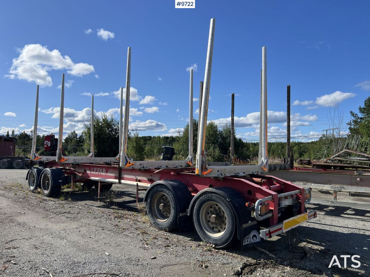 LEFAB V4 100 Timber trailer - Τρέιλερ ξυλείας: φωτογραφία 3 LEFAB V4 100 Timber trailer - Τρέιλερ ξυλείας: φωτογραφία 3