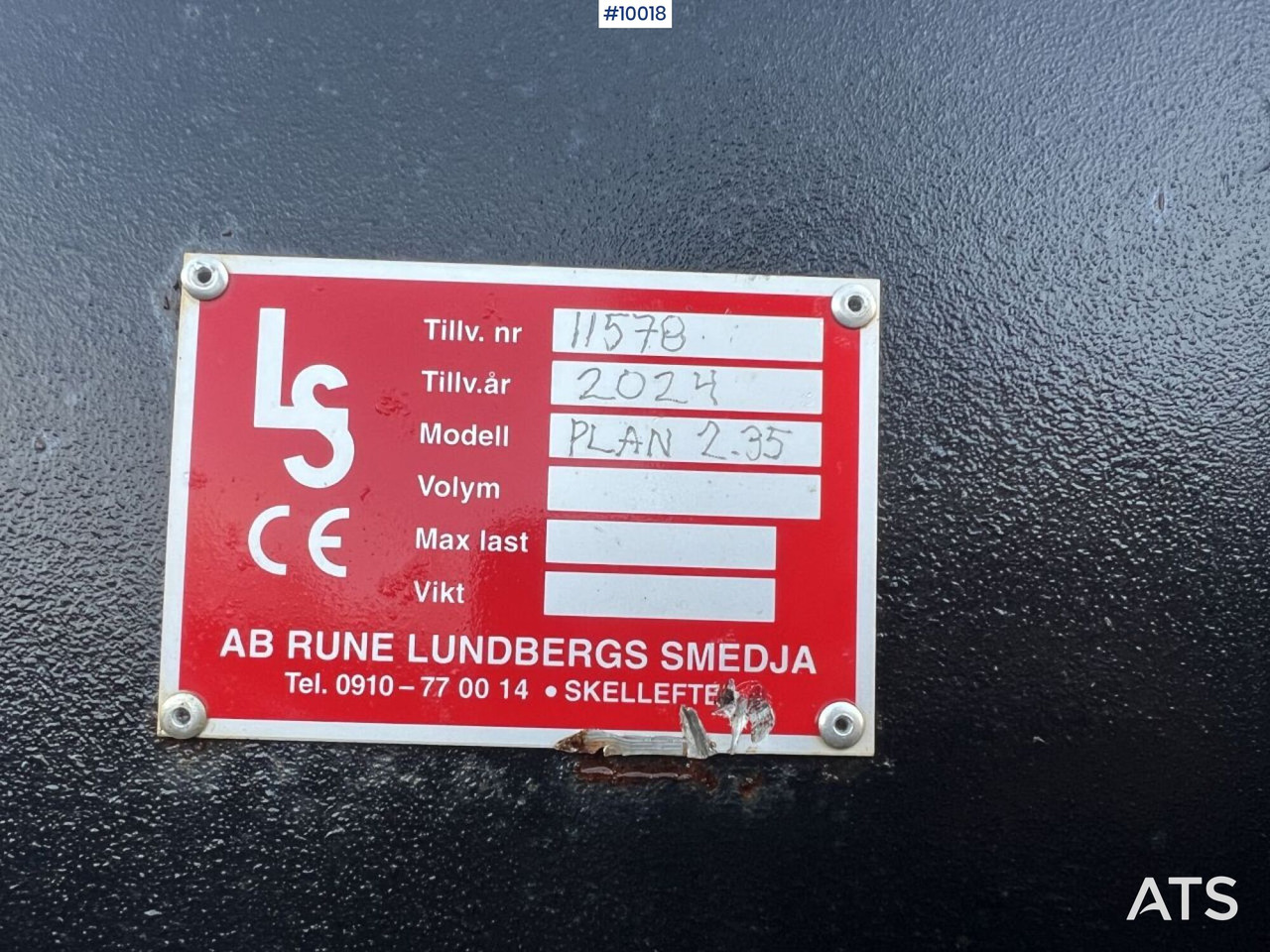 LS Planer bucket with Large BM - Κουβάς για φορτωτή: φωτογραφία 4 LS Planer bucket with Large BM - Κουβάς για φορτωτή: φωτογραφία 4