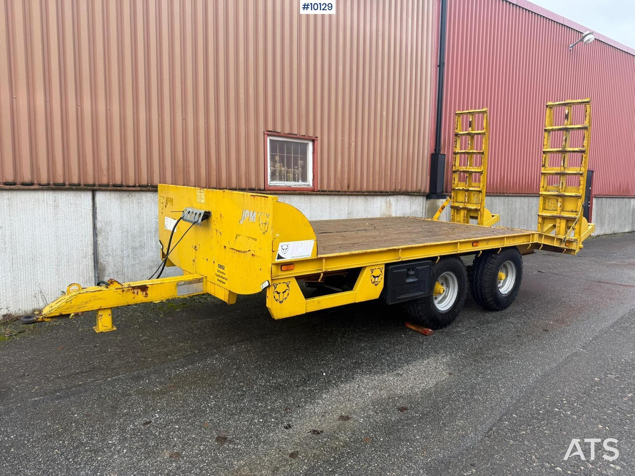 Machine trailer JPM - Ρυμούλκα με χαμηλό δάπεδο: φωτογραφία 2 Machine trailer JPM - Ρυμούλκα με χαμηλό δάπεδο: φωτογραφία 2