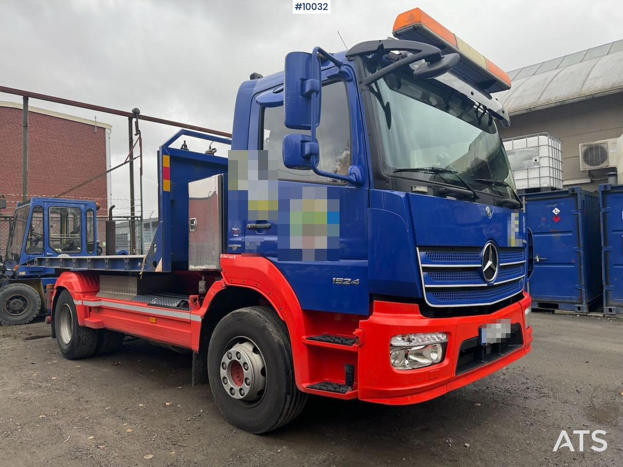 Mercedes Atego 1524 Hook Truck with AJK hook - Φορτηγό φόρτωσης γάντζου: φωτογραφία 2 Mercedes Atego 1524 Hook Truck with AJK hook - Φορτηγό φόρτωσης γάντζου: φωτογραφία 2