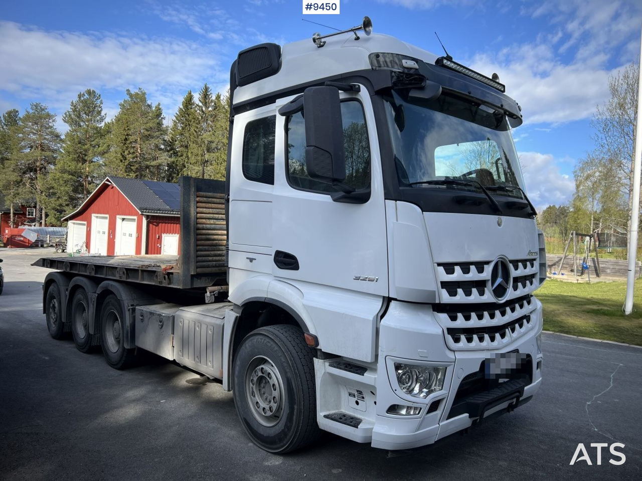 Mercedes Benz Arocs 3251 Tridem Hooklift, flatbed and concrete rotator - Φορτηγό φόρτωσης γάντζου: φωτογραφία 2 Mercedes Benz Arocs 3251 Tridem Hooklift, flatbed and concrete rotator - Φορτηγό φόρτωσης γάντζου: φωτογραφία 2