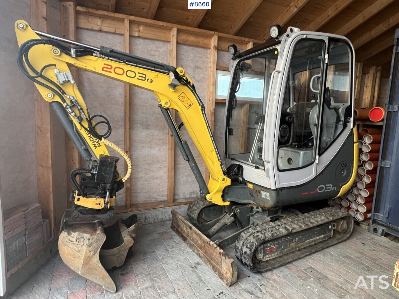 Mini excavator - Wacker Neuson 2003RD - Εκσκαφέας: φωτογραφία 1 Mini excavator - Wacker Neuson 2003RD - Εκσκαφέας: φωτογραφία 1