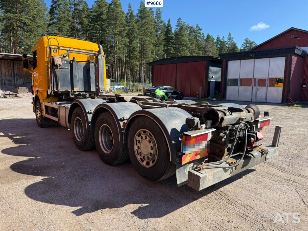 Scania G440 8X4 Lastväxlare plog och saltutrustad Rep.objekt - Φορτηγό φόρτωσης γάντζου: φωτογραφία 3 Scania G440 8X4 Lastväxlare plog och saltutrustad Rep.objekt - Φορτηγό φόρτωσης γάντζου: φωτογραφία 3