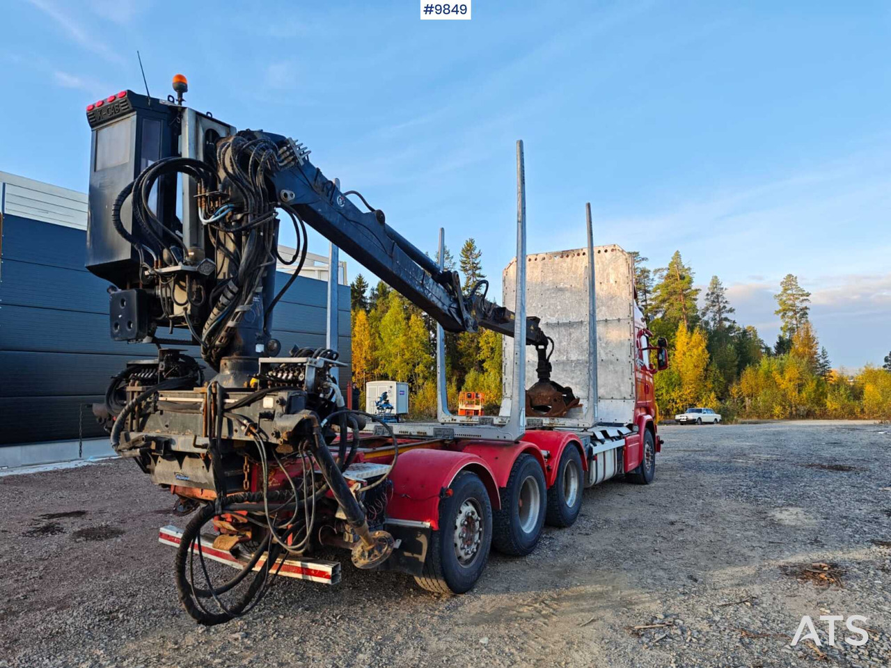 Scania R730 Tridem Timber Truck with Loglift F125S Crane (VIDEO) - Φορτηγό ξυλείας, Φορτηγό με γερανό: φωτογραφία 5 Scania R730 Tridem Timber Truck with Loglift F125S Crane (VIDEO) - Φορτηγό ξυλείας, Φορτηγό με γερανό: φωτογραφία 5