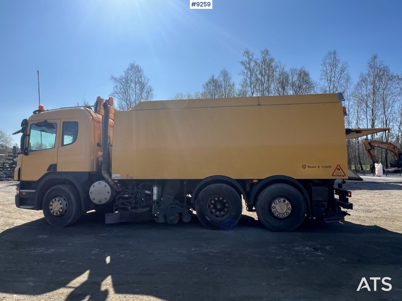Σάρωθρο δρόμων Scania sweeper truck with Johnston Beam sweeper (VIDEO): φωτογραφία 13