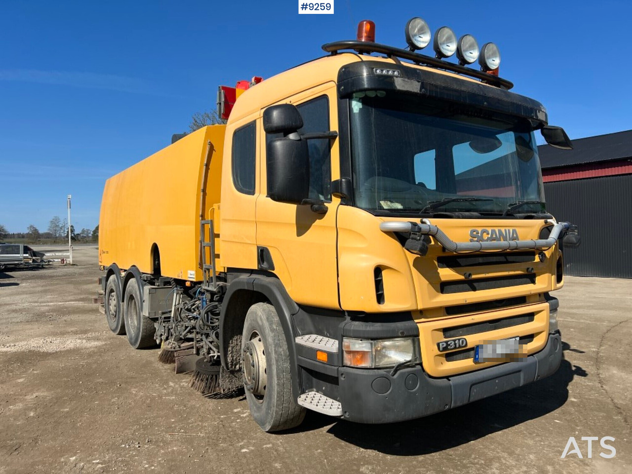 Σάρωθρο δρόμων Scania sweeper truck with Johnston Beam sweeper (VIDEO): φωτογραφία 8