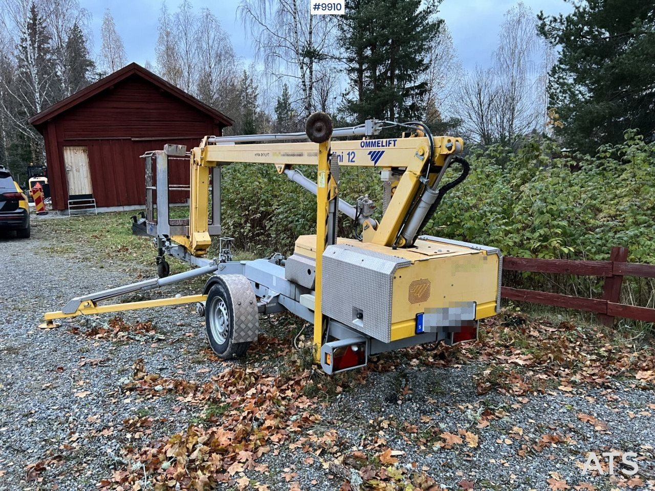 Skylift - Omme Mini-12 - Καλαθοφόρο σε τρέιλερ: φωτογραφία 4 Skylift - Omme Mini-12 - Καλαθοφόρο σε τρέιλερ: φωτογραφία 4