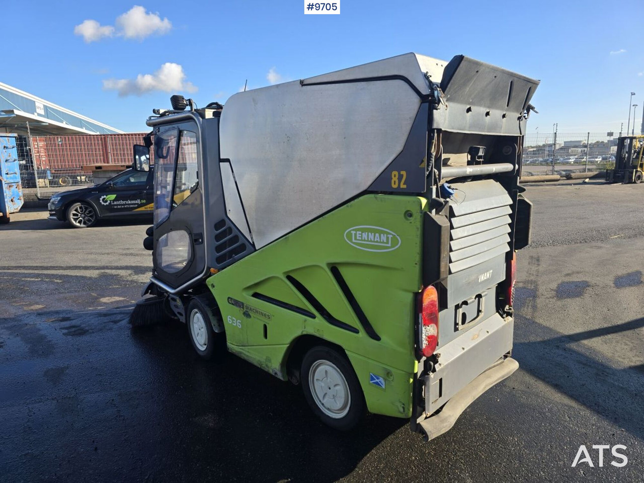 Sweeper - Tennant 636 (SEE VIDEO) - Σάρωθρο δρόμων: φωτογραφία 4 Sweeper - Tennant 636 (SEE VIDEO) - Σάρωθρο δρόμων: φωτογραφία 4