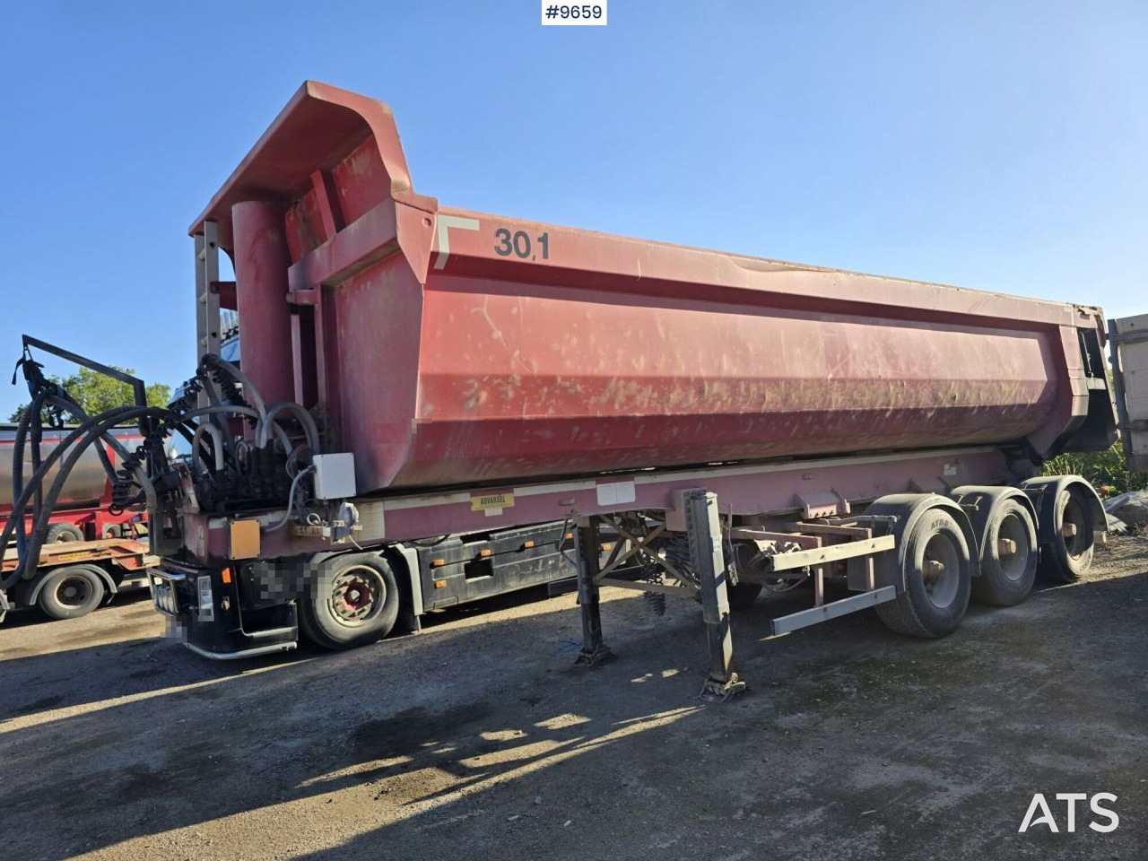 Tipper trailer Damm SE-42T - Επικαθήμενο ανατρεπόμενο: φωτογραφία 1 Tipper trailer Damm SE-42T - Επικαθήμενο ανατρεπόμενο: φωτογραφία 1
