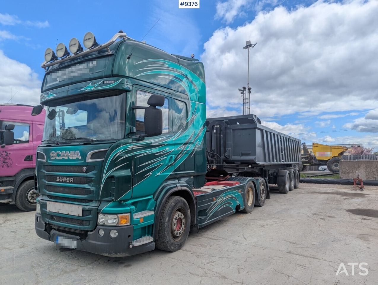 Truck unit Scania R730 V8 6X2 with RKP tipping trailer (VIDEO) - Τράκτορας: φωτογραφία 1 Truck unit Scania R730 V8 6X2 with RKP tipping trailer (VIDEO) - Τράκτορας: φωτογραφία 1