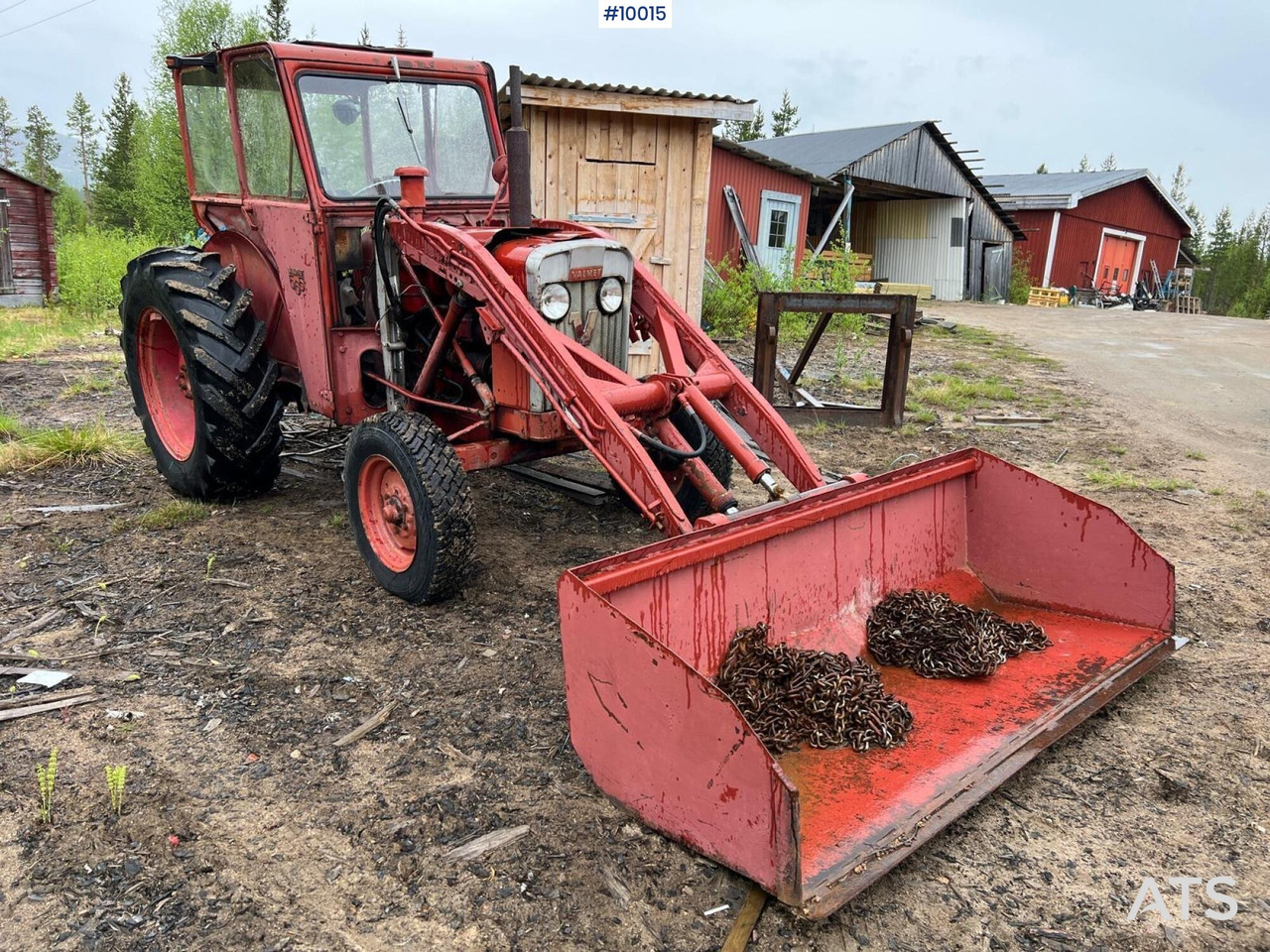 VALMET 565 Tractor with bucket (VIDEO) - Τρακτέρ: φωτογραφία 4 VALMET 565 Tractor with bucket (VIDEO) - Τρακτέρ: φωτογραφία 4