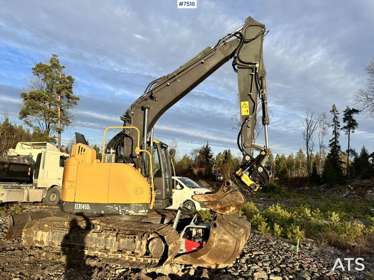 Volvo ECR145DL Crawler excavator with rotor and buckets - Ερπυστριοφόρος εκσκαφέας: φωτογραφία 1 Volvo ECR145DL Crawler excavator with rotor and buckets - Ερπυστριοφόρος εκσκαφέας: φωτογραφία 1
