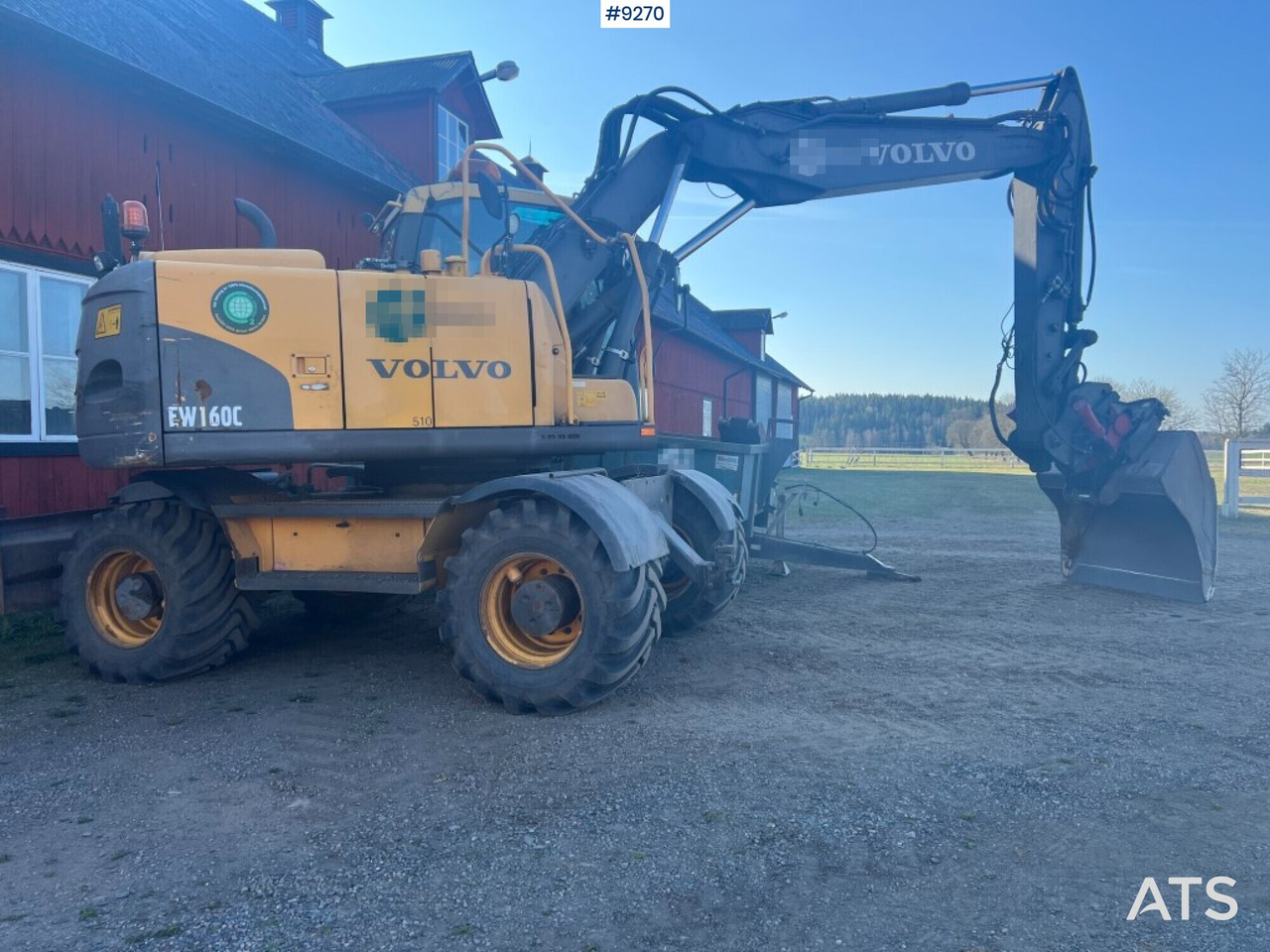 Volvo EW 160 C wheeled excavator (VIDEO) - Τροχοφόρος εκσκαφέας: φωτογραφία 4 Volvo EW 160 C wheeled excavator (VIDEO) - Τροχοφόρος εκσκαφέας: φωτογραφία 4