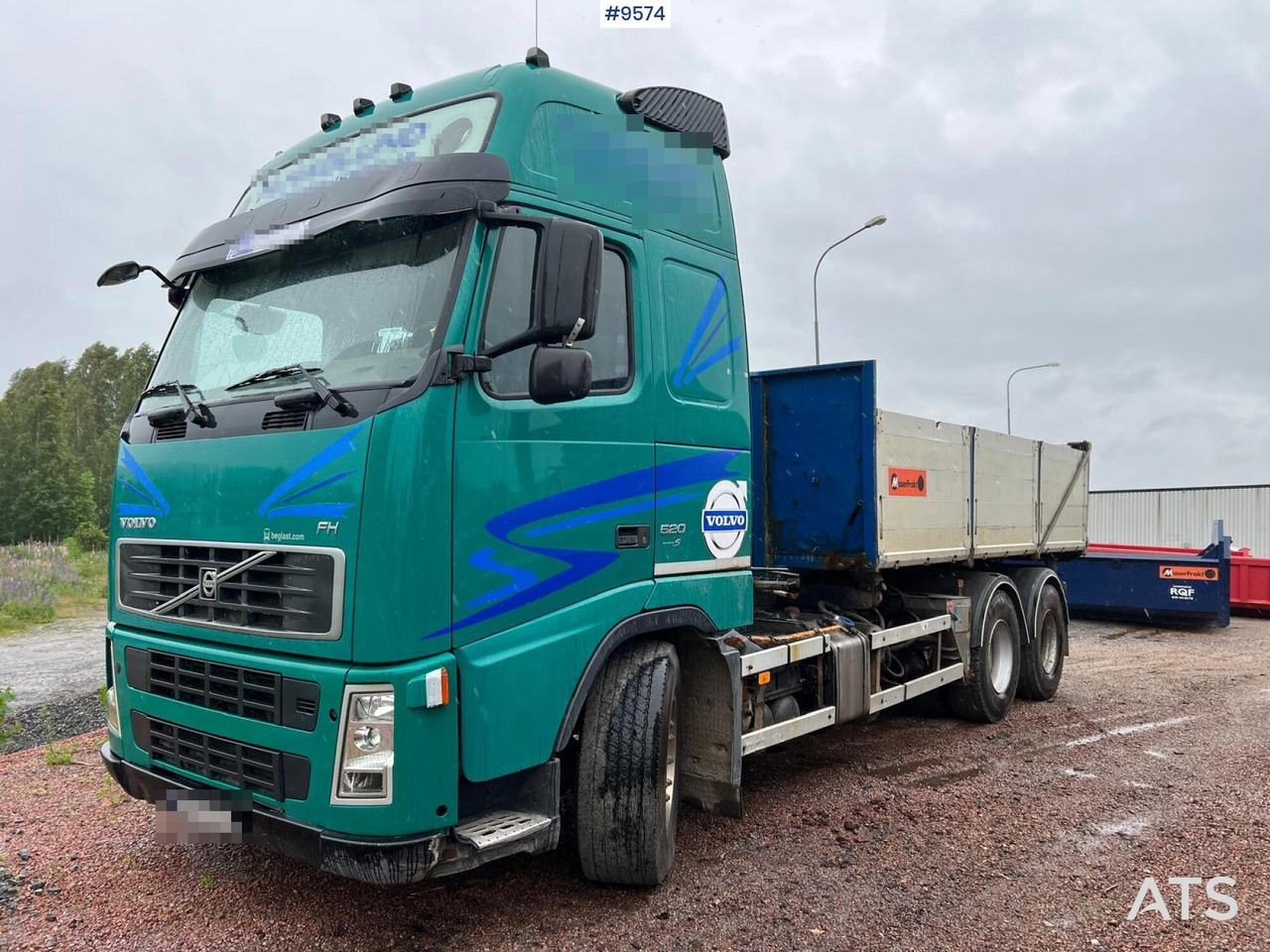 Volvo FH 520 6X4 Quick lock with flatbed - Φορτηγό με ανοιχτή καρότσα: φωτογραφία 1 Volvo FH 520 6X4 Quick lock with flatbed - Φορτηγό με ανοιχτή καρότσα: φωτογραφία 1