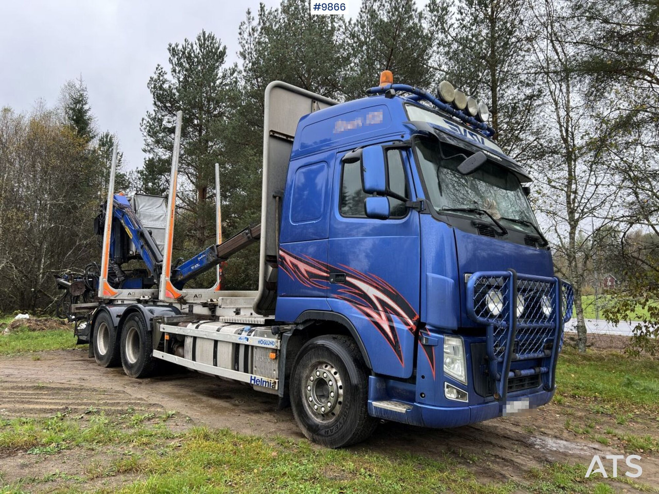 Volvo FH D13 Timber truck with Palfinger M110 crane - Φορτηγό ξυλείας: φωτογραφία 1 Volvo FH D13 Timber truck with Palfinger M110 crane - Φορτηγό ξυλείας: φωτογραφία 1