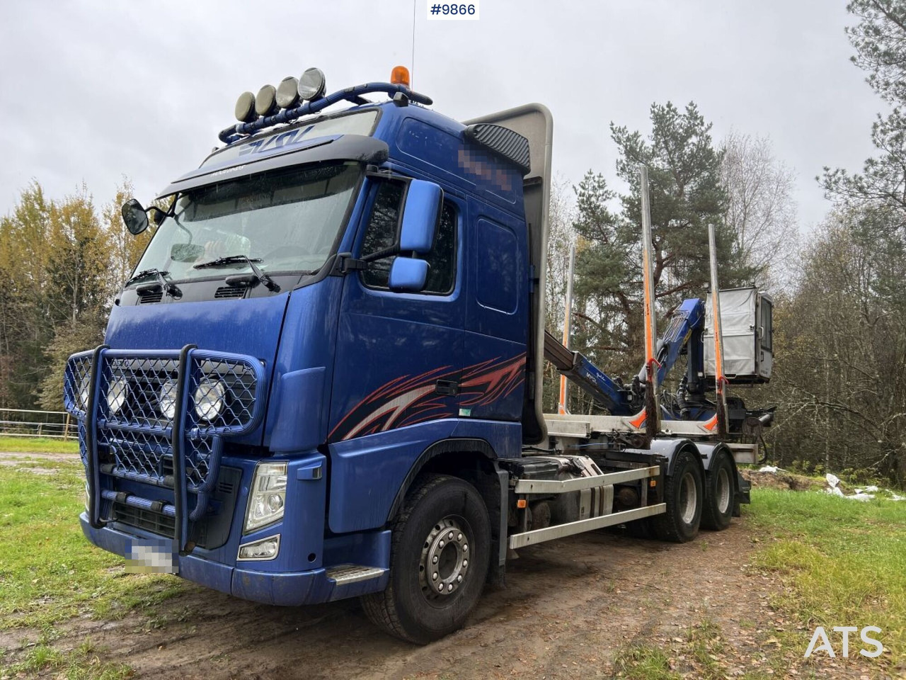 Volvo FH D13 Timber truck with Palfinger M110 crane - Φορτηγό ξυλείας: φωτογραφία 2 Volvo FH D13 Timber truck with Palfinger M110 crane - Φορτηγό ξυλείας: φωτογραφία 2