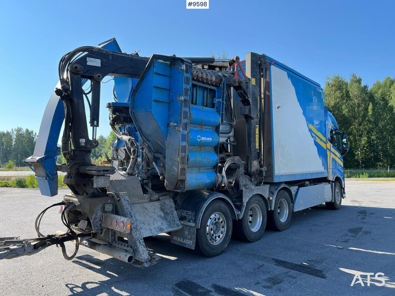 Volvo FH16 8*4 Bruks wood chipper - Φορτηγό ανατρεπόμενο, Φορτηγό με γερανό: φωτογραφία 5 Volvo FH16 8*4 Bruks wood chipper - Φορτηγό ανατρεπόμενο, Φορτηγό με γερανό: φωτογραφία 5